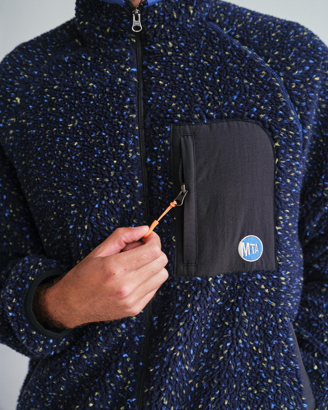 MTA Transit Speckled Fleece Jacket